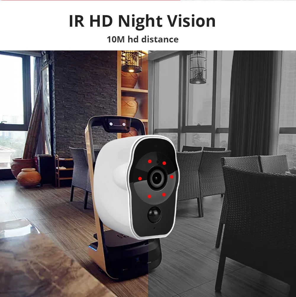 FLASH SALE INQMEGA Wireless Battery Powered IP Camera wifi 1080P Indoor