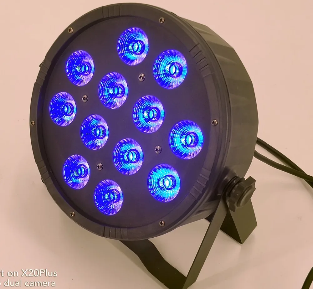 Светодиодный 12x12 Вт RGBW 4в1 светодиодный par 54 DJ Par RGBW моющийся диско-светильник DMX контроллер