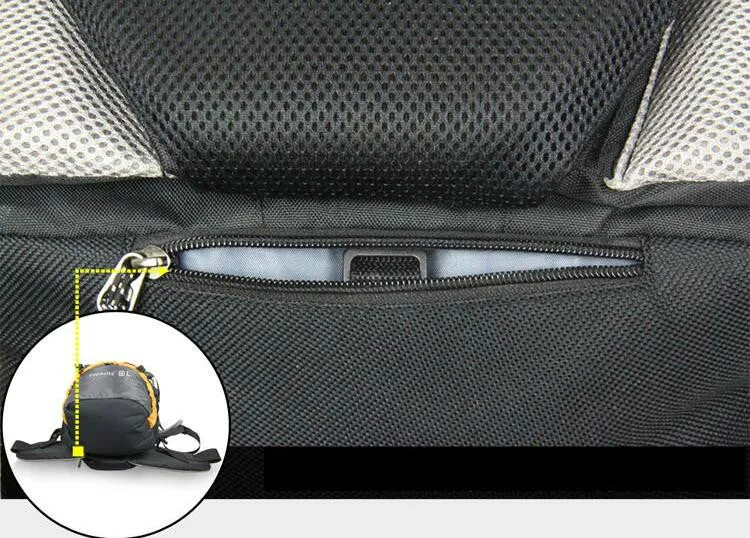 Creeper Professional Waterproof Rucksack External Frame Climbing Camping Hiking Backpack Mountaineering Outdoor Luggage Bag 60L