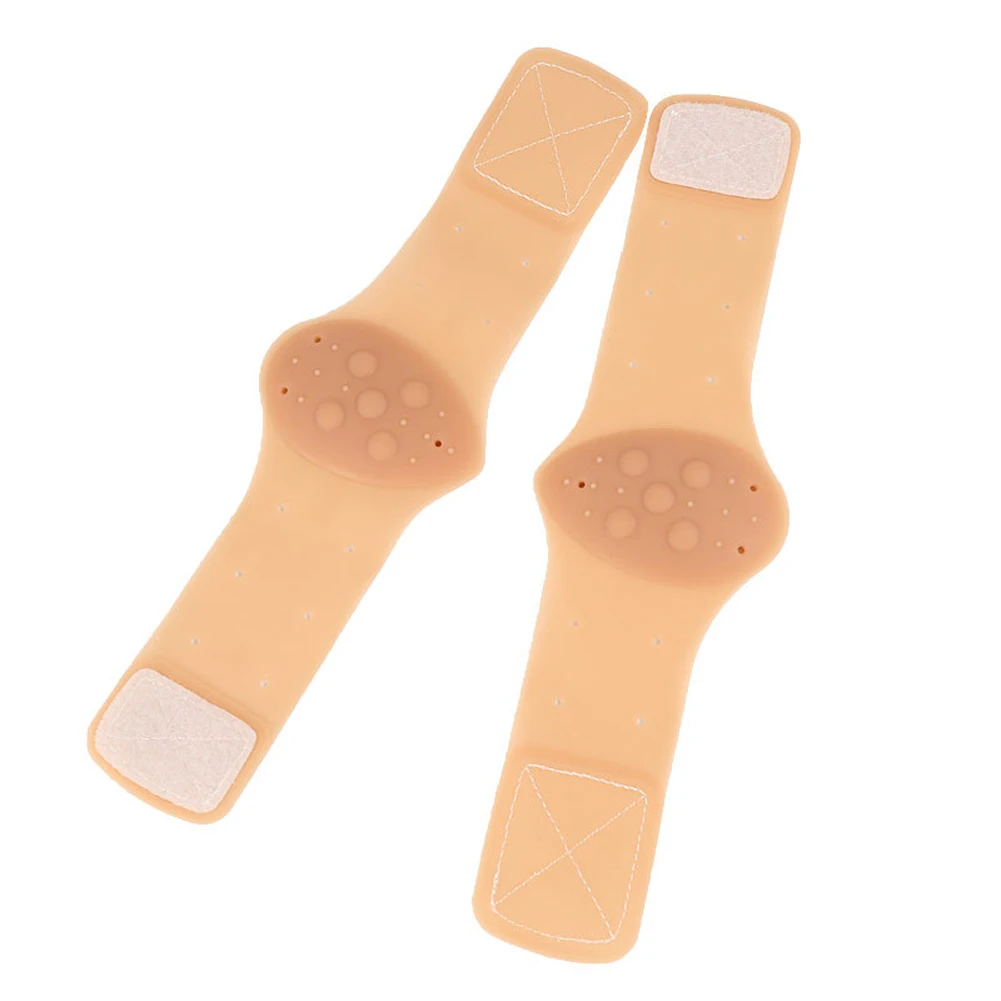 

1 Pair Unisex Relieve Stress Pads Reusable Washable Protection Insoles Silicone Arch Support Shock Absorption Bandage Foot Care
