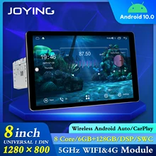 

Joying Android 10 Autoradio 1Din DVD Car Radio Head Unit Gps 8” Universal Stereo Subwoofer Android Multimedia Player 4G Carplay