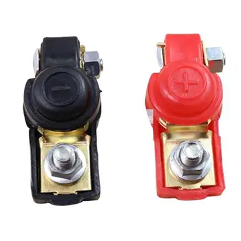 

2Pcs Negative Positive Auto Car Boat Truck Van Battery Terminal Clamp Clips