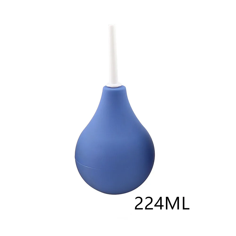 224ML Blue Клизма шарик шприц Анальный Душ очиститель клизма ирригатор клизма толстой кишки Очищение женской гигиены клизма для анальной чистки устройств - Цвет: 224ML Blue