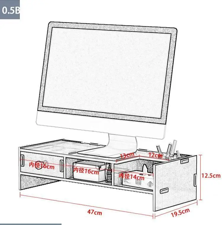 Estanteria Gabinete Pc Hogar Practico Компьютерный дисплей стенд Prateleira стеллаж для хранения Repisas полка органайзер полки