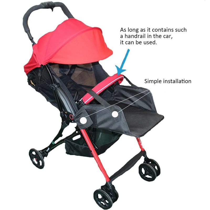 Универсальный тип детская коляска подножка коляска сиденье расширитель автомобильный зонтик для младенца коляска УСТАНОВКА аксессуары для ног