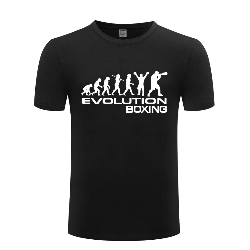 

Evolution Of Boxing Boxer Novelty Funny Mens Men T Shirt Tshirt Summer New Short Sleeve O Neck Cotton Casual T-shirt Top Tee