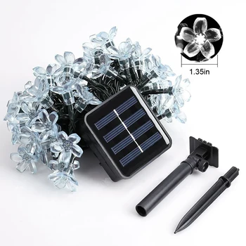 

50 LED Solar Power String Fairy Lights Illuminate Garden Flowers Party Wedding Festive And Party Supplies