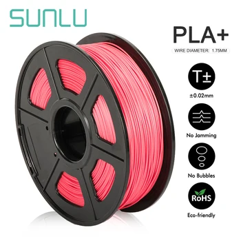

SUNLU PLA+ 3D Filament High Toughness 3D Printer Filament 1.75mm PLA Plus 1KG With Spool Non-toxic Printing Consumable
