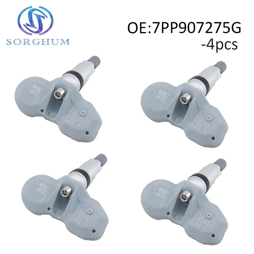 4pcs 7PP907275G TPMS Tire Pressure Sensor 315MHz Fits For Audi For
