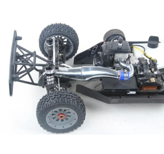 Доминатор V2 выхлопная труба настроенная труба для 1/5 LOSI 5ive T Rovan LT King Motor X2