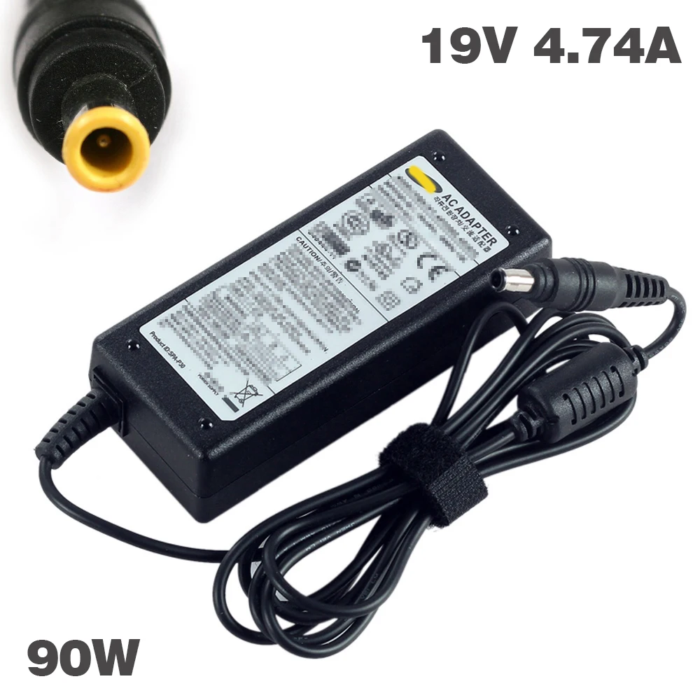 Адаптер питания для ноутбука Samsung R520 R522 R530 R580 R560 19 в 4 74a 90 Вт 5 5x3 0 мм|19v 4.74a|19v 4.74a 90wac