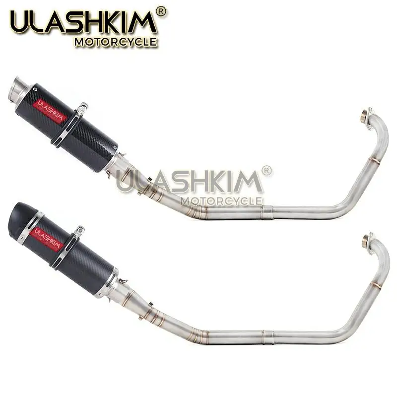 Мотоцикл Полная выхлопная система Escape Модифицированная средняя звеньевая труба