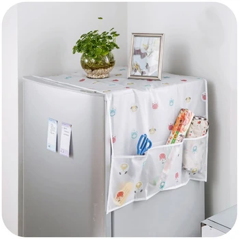 

Multifunction Lattice Refrigerator Dust Proof Cover Pouch Organize Storage Bags Non-woven Foldable Kitchen Accessories