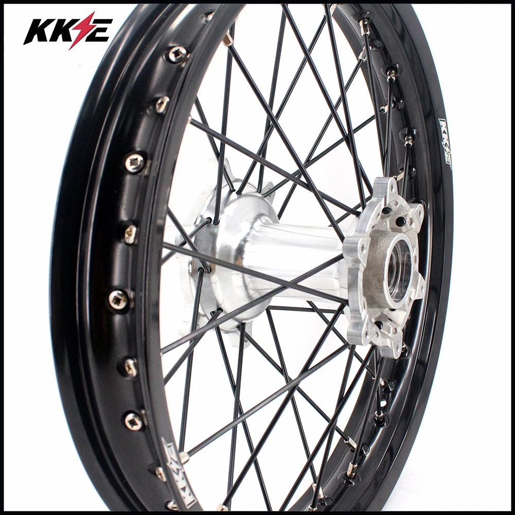 Заднее литье колес KKE 2 15*18 для EXC EXCF 125 150 200 250 300 350 450 500 2003 2021 черный обод спиц|Колеса|