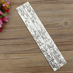 Presse papiers de calligraphie chinoise, multifonction, Simple, Cupronickel, accessoire de pressage en papier à motif sculpté 