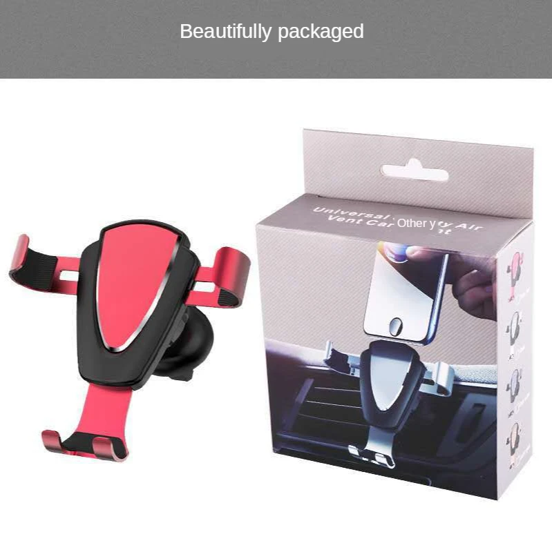 

Car Mobile Phone Holder Air Outlet Navigation Belt Silicone Skid Pad Support Large Screen Small and Portable