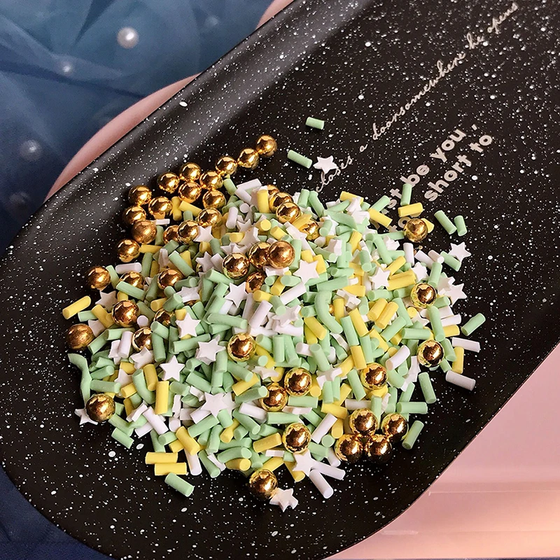 Multi-color D 10g Happy Monkey 10 г Fimo Slime добавки поставки Полимерная глина ломтик долива DIY Kit спринклеры наполнитель для пушистой прозрачной слизи глины - Цвет: Multi-color D 10g