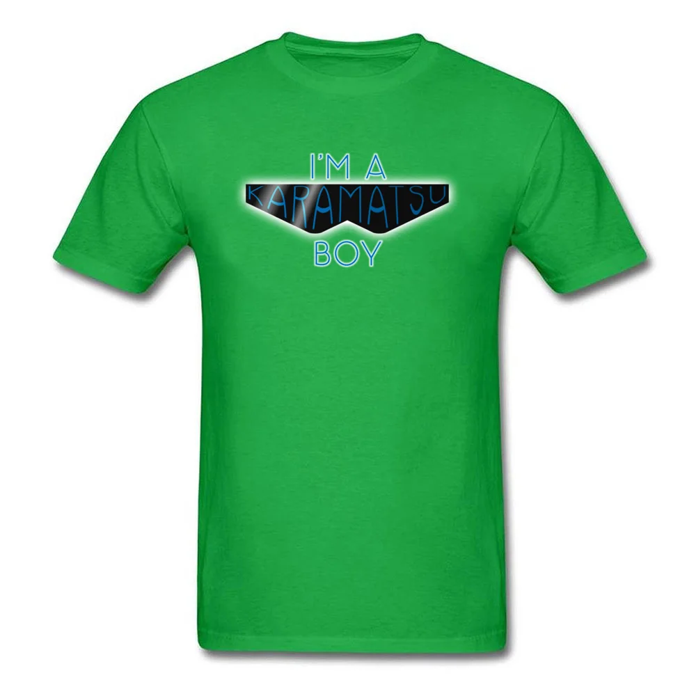 Karamatsu Boy Brand New Short Sleeve Casual T Shirt Pure Cotton Round Neck Men's Tops Tees Printed Tee-Shirts NEW YEAR DAY Karamatsu Boy green