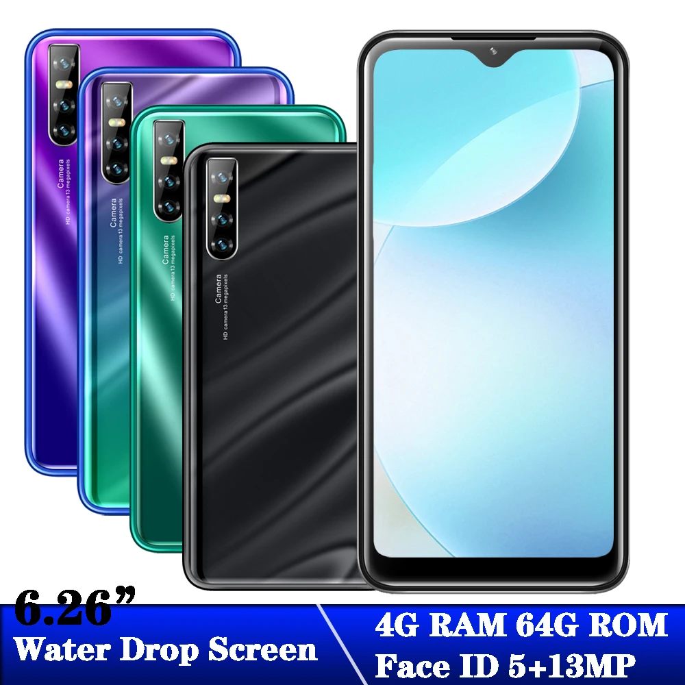 Смартфон Note8 Pro 4 ядра 19:9 6 26 дюйма + 64 ГБ 13 МП | Мобильные телефоны и аксессуары