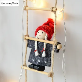 

Mini Pendant Christmas Decoration Wool Felt Swing Christmas and New Year Gifts for Boys and Girls New Year's Eve Decorations