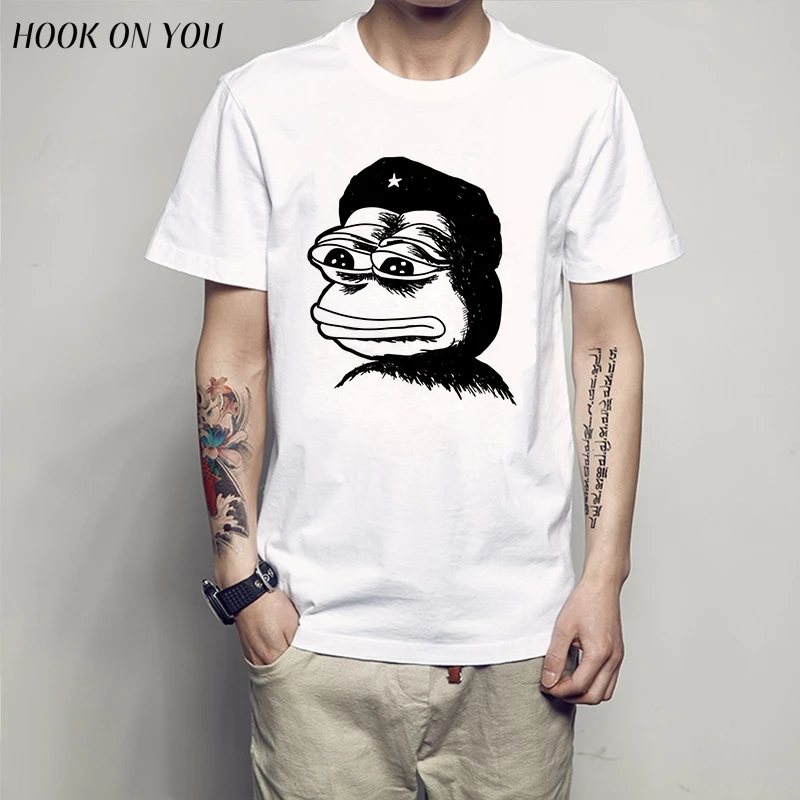 Dank Memes t shirt 2017 It Tee shirts Pepe Custom Short Sleeve Boyfriend's Male Coole Tee Shirts Plus Size XXXL free shipping