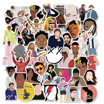 

10/50Pcs Not Repeat Singer Luggage Stickers for Fans Gifts to DIY Laptop Phone Fridge Guitar Water Bottle Decor
