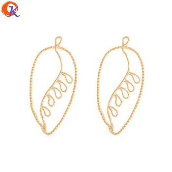 

Cordial Design 30Pcs 18*40MM Jewelry Accessories/Charms/Leaf Shape/DIY Making/Genuine Gold Plating/Hand Made/Earring Findings
