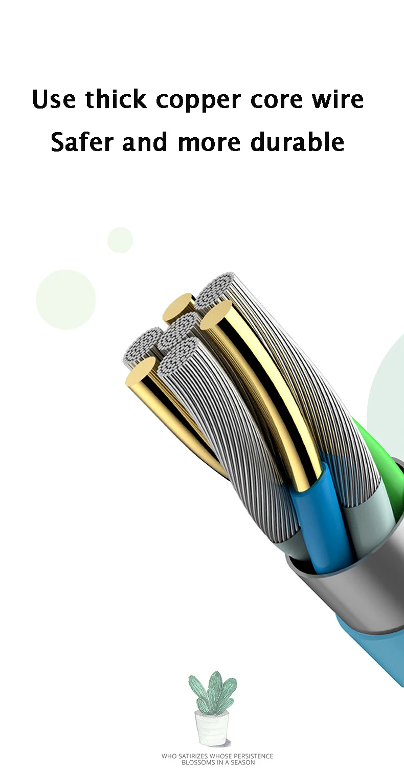 Micro USB 3.5A 1 drag 3usb линия для Apple huawei samsung xiaomi креативный дышащий свет type-c Android кабель для быстрой зарядки данных