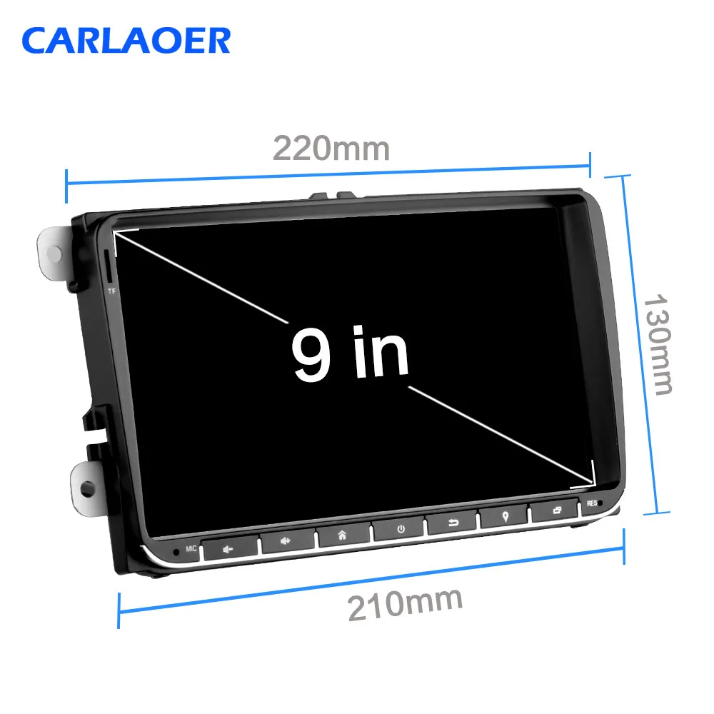 Android 9,0 автомобильный радиоприемник gps навигация для VW Skoda Octavia Golf 5 6 touran passat B6 jetta Polo Tiguan B7 seat leon Volkswagen