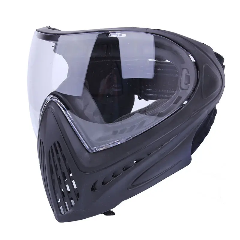 FMA внешний спортивный страйкбол тактические очки лыжные охотничьи безопасные противотуманные защитные очки полная маска для лица с черными линзами FM-0022 - Цвет: Clean Lens