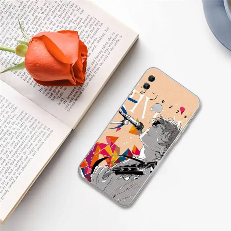 Anime Nhật Bản Cho đen Mềm Mại Ốp Lưng Điện thoại Huawei Honor xem 7a5.45inch 7c5.7inch 8x 8A 8C 9 9x10 20 10i 20i Lite Pro