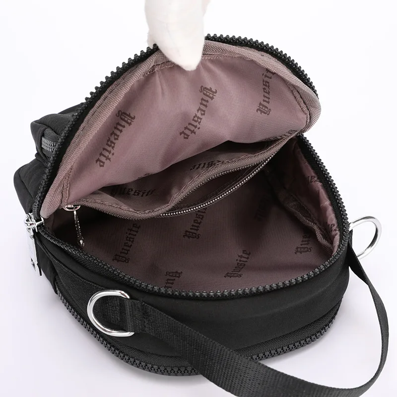 

The Fest Embroidered Flower Nylon New Style Oblique Bag WOMEN'S Bag Mommy Shopping Play One-Shoulder Bag