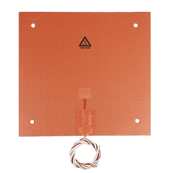 

3D Printer Accessories 310 x 310Mm 120V 750W Open Hole Imported Hot Bed Silicone Pad With Glue Temperature Resistance For Cr-10