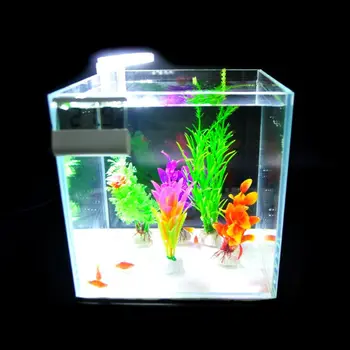 

EU 100-240V LED Clip-on Fish Tank Aquarium Lighting Bulb White Light