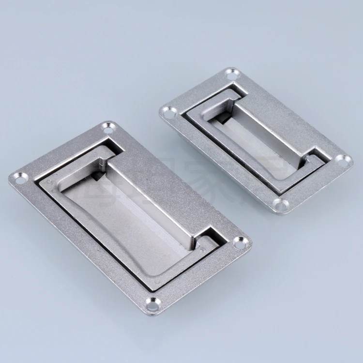 

10pcs Electric cabinet handle PL002-1-2 Square dark handle LS002-1-2 sand silver LS706