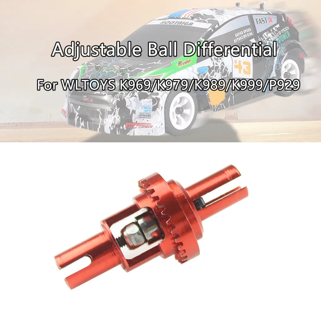 Регулируемый шаровой дифференциал для WLTOYS K969/K979/K989/K999/P929 1/28 RC автомобиль для ремонта игрушечных автомобилей Аксессуары Juguete bebe# JP