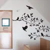Bird Branch wall stickers Tree Leaf decorative vinyl for Children's home decor living room stickers on the wall accessories ► Photo 1/6
