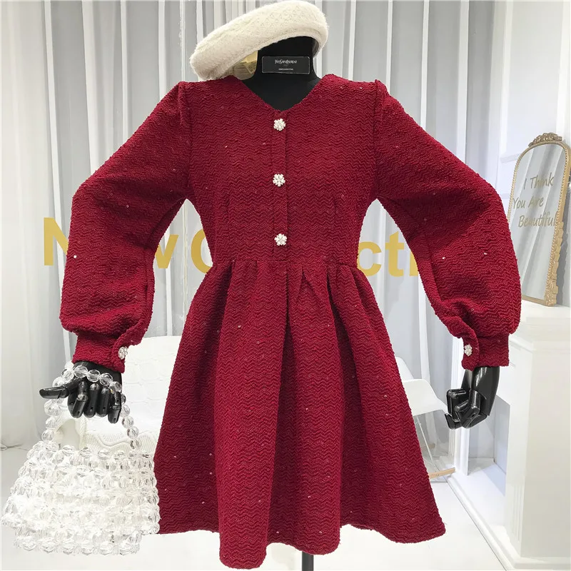 Женское блестящее платье ALPHALMODA с V образным вырезом высокой талией и длинными