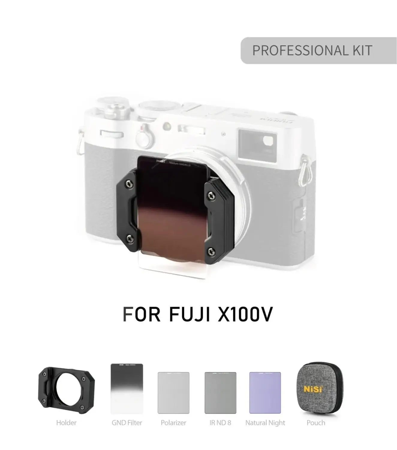 Nisi Uhd Uv Sistema Di Filtraggio Per Fuji Fujifilm X100V Adattatore Cpl Nd Piazza Kit Filtro Per X100 F T S Polarizzatore Camera Lens Filtri