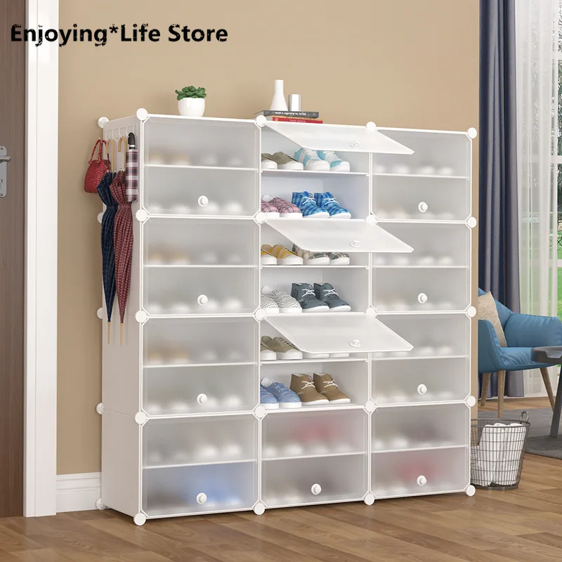 

Shoe Rack Multi-layer Modern Simple Household Storage Rack DIY Plastic Assembled Shoe Cabinet