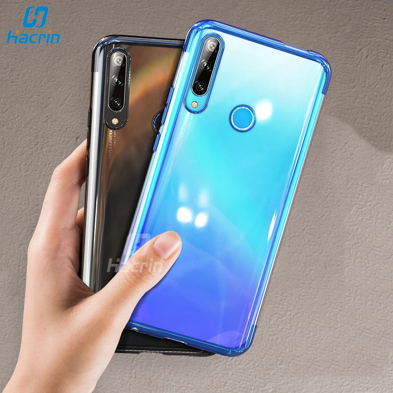 Case For Huawei Honor 9X Global Version Soft TPU Transparent Clear Laser Plating Bumper Cover Premium |