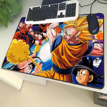 

XGZ Large Size Gaming Mouse Pad Black Lock Edge Cartoon Dragon Ball Laptop PC Table Mat Muscle Male Rubber Non-slip Universal
