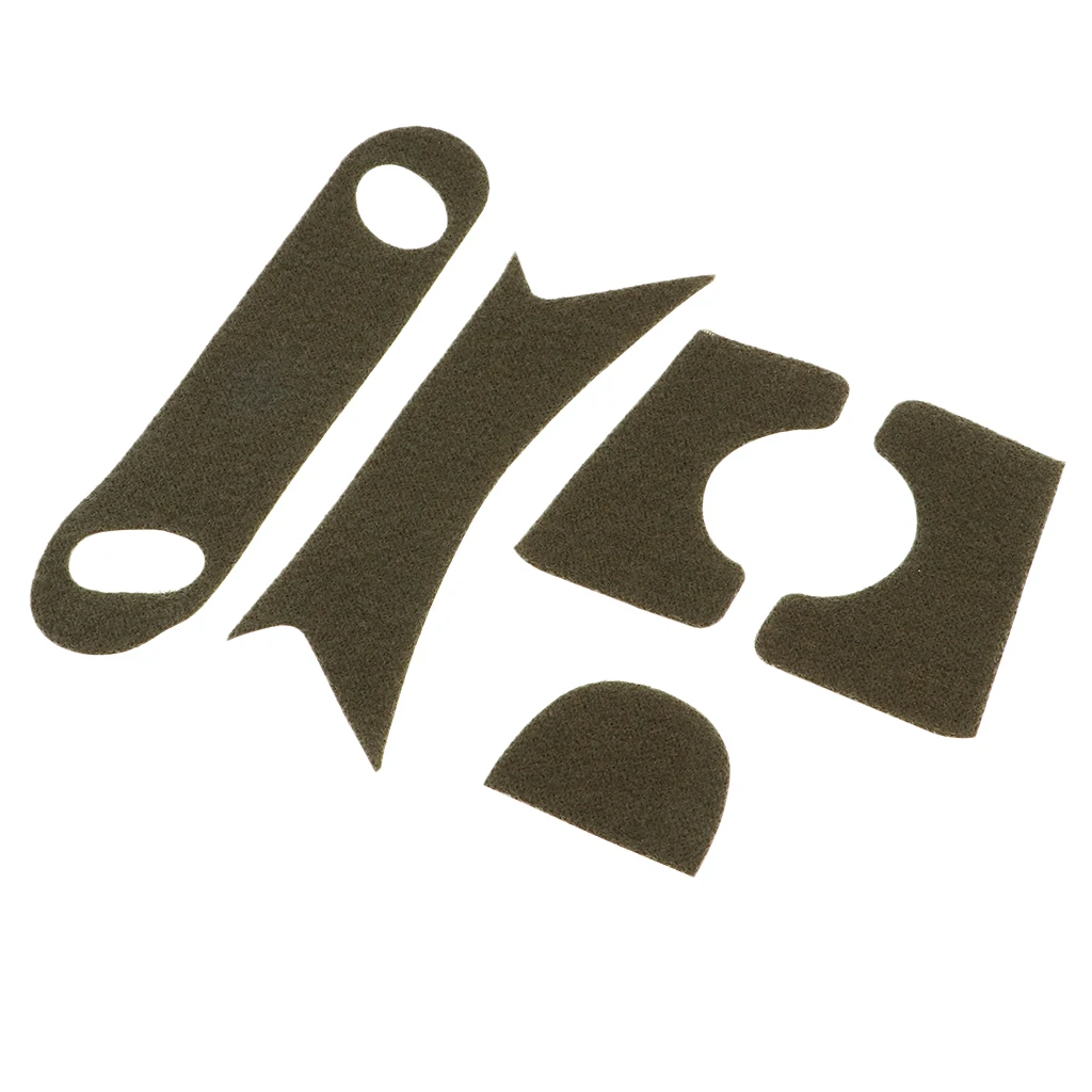 MagiDeal 5pcs Helmet Sticker Patch Hook and Loops for Hunting Helmets