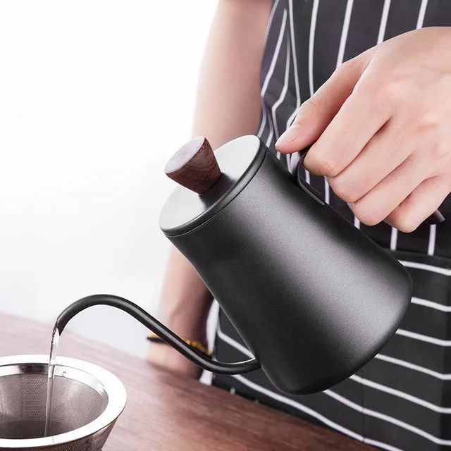 Pour Over Kettle Gooseneck Stainless Steel Non-Stick Espresso Dripper Pot