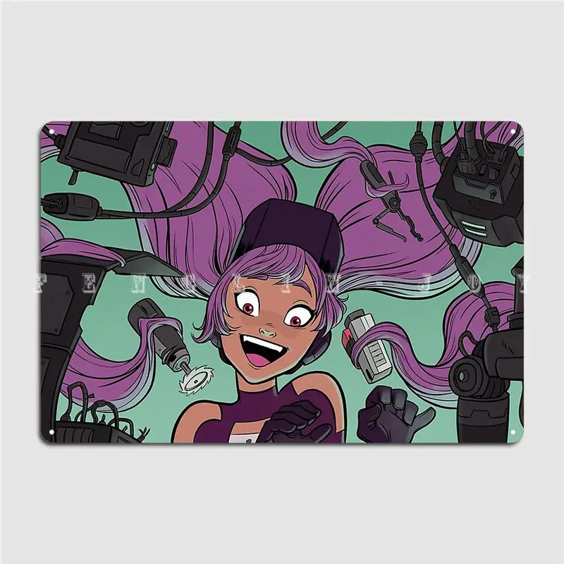 

Entrapta Let S Get Weeeeeeeeird Metal Sign Wall Decor Classic Cave pub Wall pub Tin sign Posters