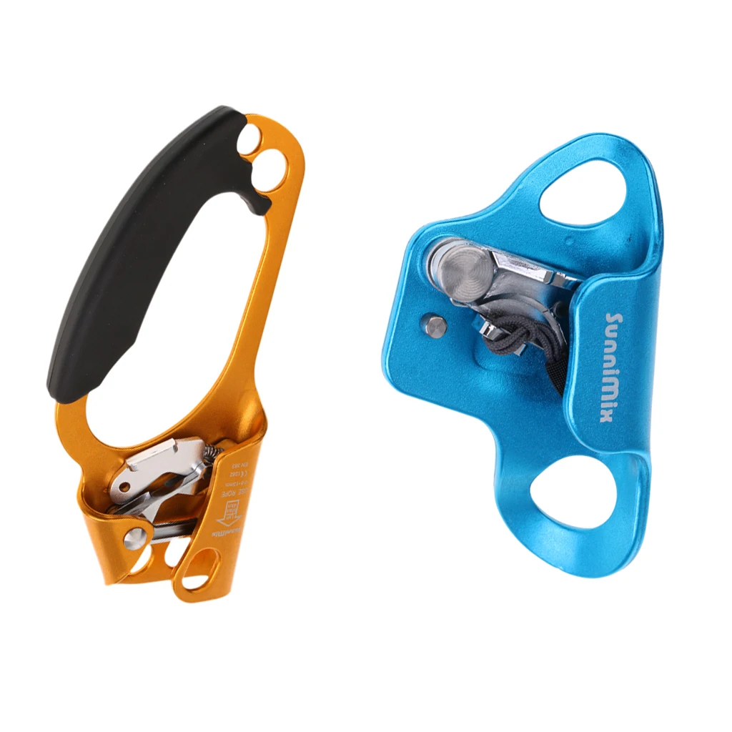 

Professional Right Hand Ascender & Chest Ascender for Vertical 8mm-13mm Rope Climbing Mountaineering Climbing Accessories