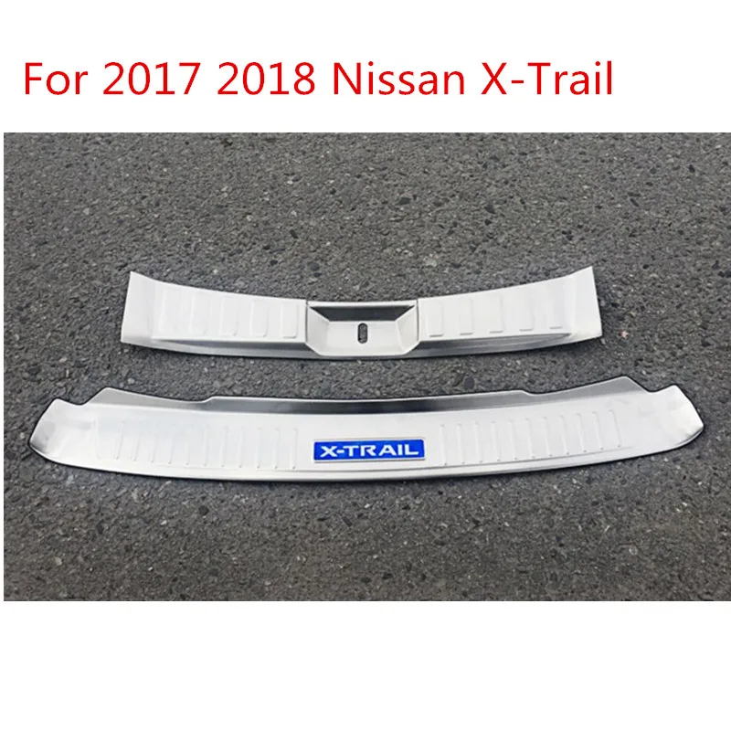 Для Nissan X Trail 2017 2018 аксессуары Накладка на порог Защитная Наклейка для дверных