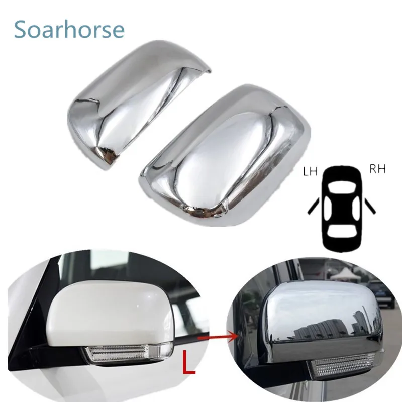 Soarhorse для Mitsubishi Pajero V73 V77 V93 V97 V87 2008 2018 крышка бокового зеркала заднего вида|Зеркала