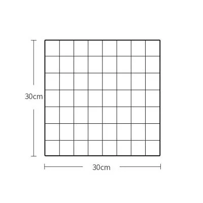 20 Вт, 30 см квадратный скандинавский Стиль Металлическая Сетка стены фото сетки фото рамка для открыток железа, для домашнего использования, декоративные настенные полки - Цвет: 30x30cm 1pc