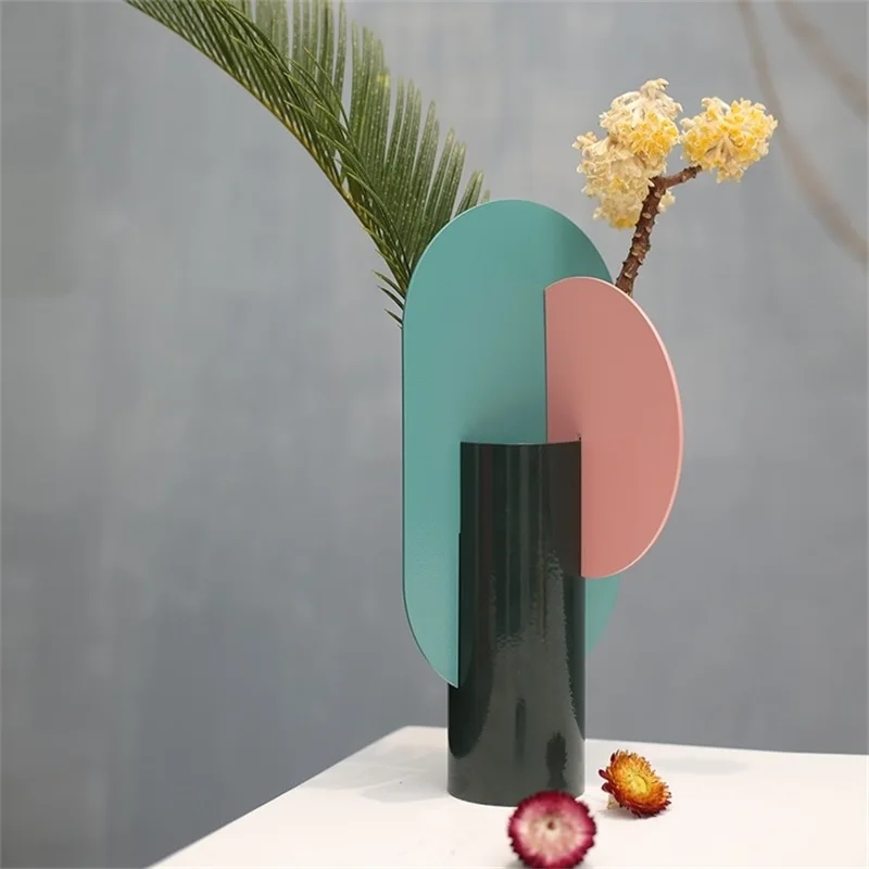 Скандинавская креативная ваза из кованого железа сушеные цветы вечная Цветочная